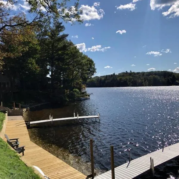 Pet-friendly Cabin with Dock, Firepit, BBQ，位于Newaygo的酒店