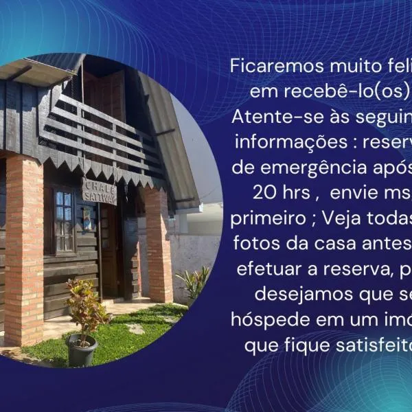 Chalé Sattwa Prudentópolis/WIFI/Pet/garagem，位于普鲁登托波利斯的酒店