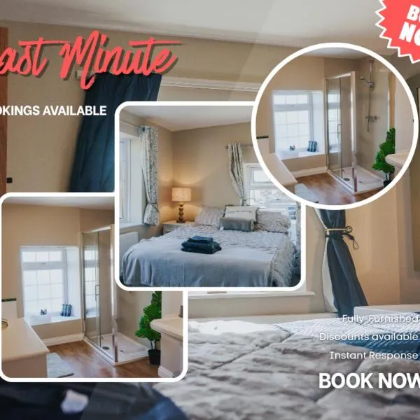 Exclusive Deals l Last-Minute Specials l Free Parking I Short term Booking l Garden I Sleeps Up to 6 l 3 Bed & 2 Bath I One Castle Apartments Short-lets and Serviced Accommodation，位于哈罗盖特的酒店