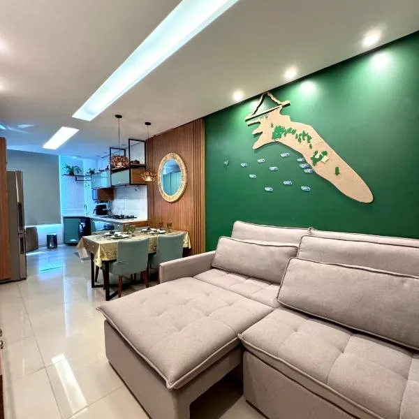 Flat Tapajós Alter 2 quartos, cozinha, climatizado, wifi 200mbps, estacionamento e self check-in，位于阿尔特杜尚的酒店