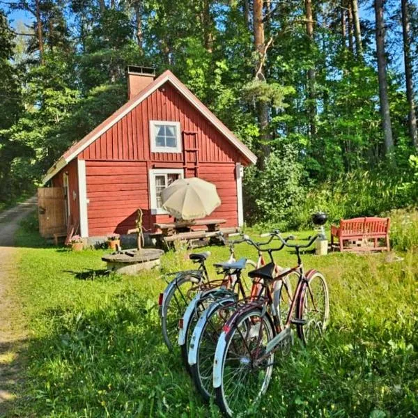 Authentic Finnish Sauna Cottage，位于Maakeski的酒店