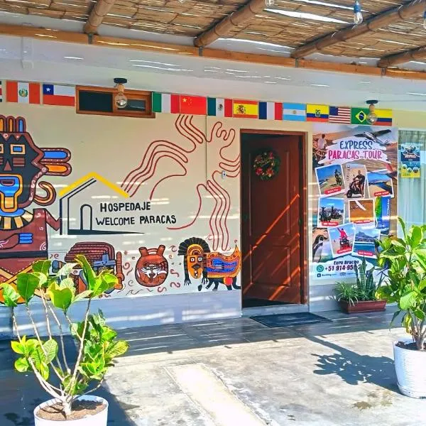 HOSPEDAJE welcome paracas，位于帕拉卡斯的酒店