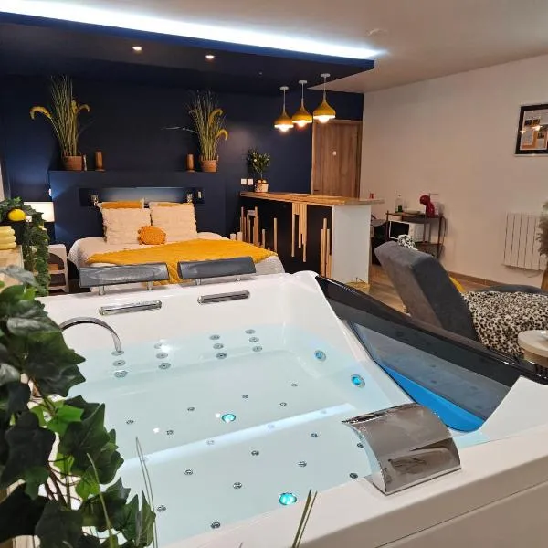 Escale dans un Cocon Spa Privatif & Design, petit déjeuner compris，位于La Bassée的酒店