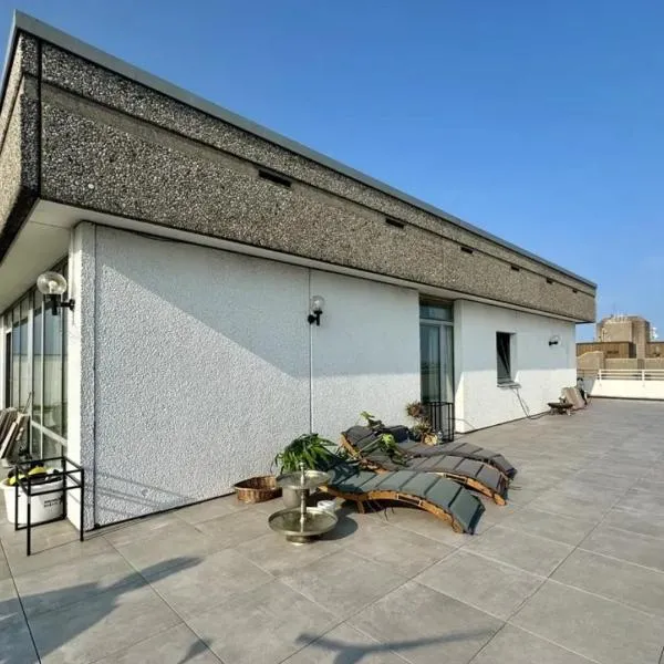 Rheinpanorama Penthouse Neuss Düsseldorf，位于诺伊斯的酒店