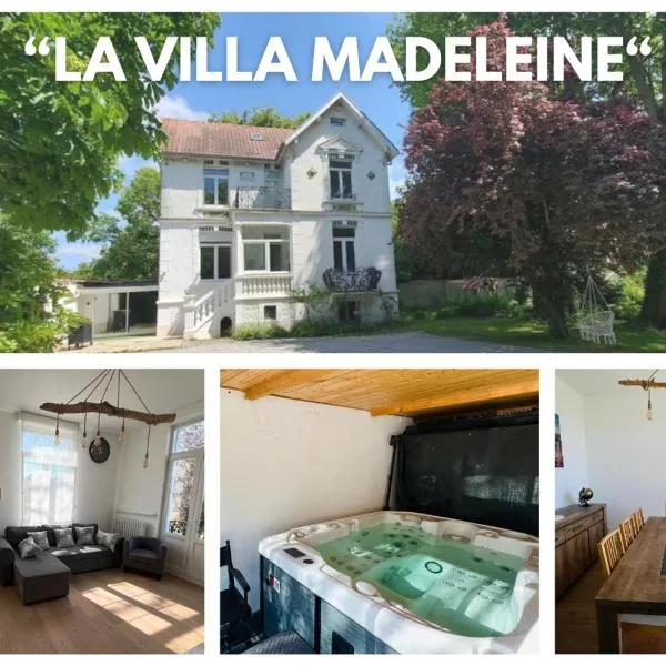 La Villa Madeleine -jacuzzi - 10 voyageurs，位于加来的酒店