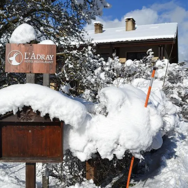 Hôtel et Appart'Hôtel Restaurant L'Adray，位于谷雪维尔的酒店