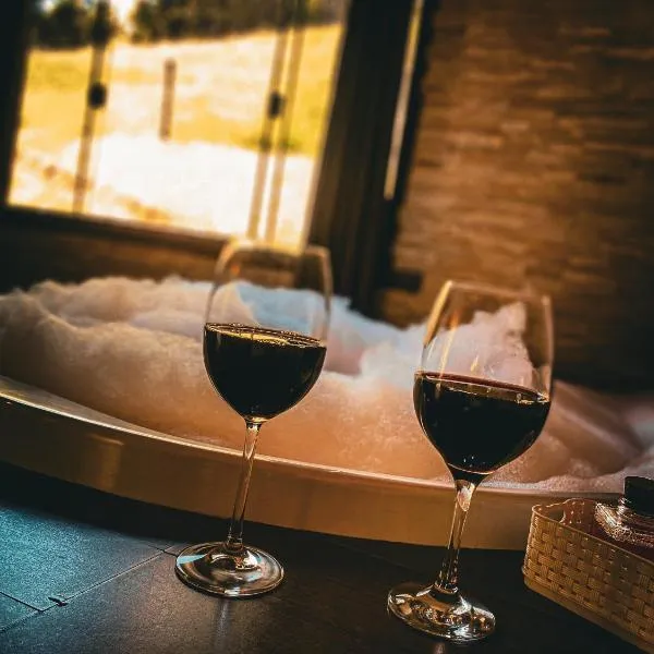 Chalés com Hidromassagem e Lareira em Visconde de Mauá, Prox Pedra Selada, Pousada Leal Chalés，位于维奥康德马奥的酒店