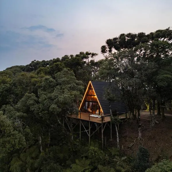 Cabana Araucária ao lado de Gramado，位于伊格雷日尼亚的酒店