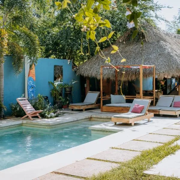 SurfNest Tamarindos，位于Brisas de Zicatela的酒店