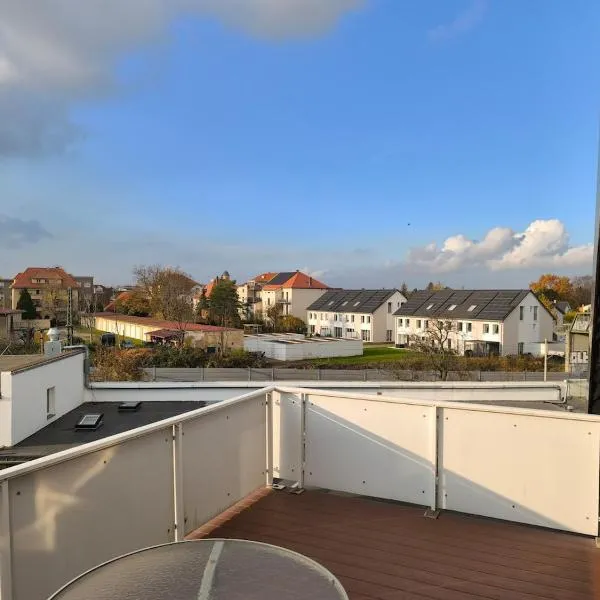 Maisonette with large terrace，位于莱比锡的酒店