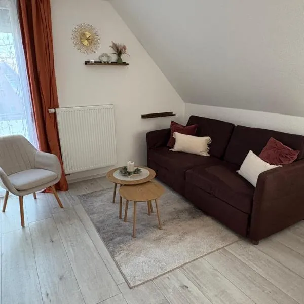 Apartement Seestern mit kleinem Südbalkon, 100m zum Meer，位于施坦胡德的酒店