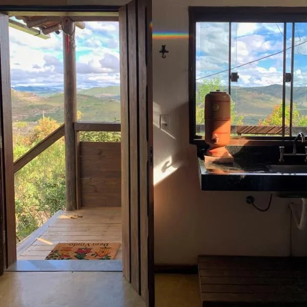 A Casa Montanha em Milho Verde com vista espetacular，位于Sêrro的酒店