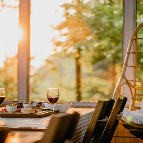 Chalet Memphrémagog Ski Spa, Étang，位于Mansonville的酒店