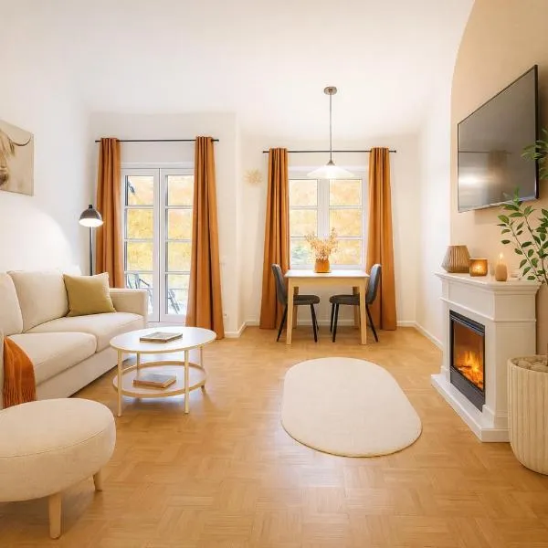 Apartment im Bayerischen Wald-ruhig gelegen, Kamin & Parkplatz，位于瓦尔德基兴的酒店