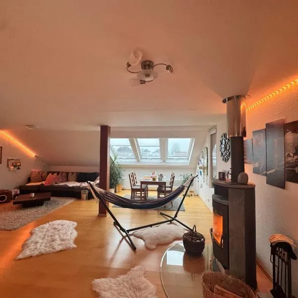 Gemütliche 3 Zimmerwohnung，位于于林根-比肯多夫的酒店