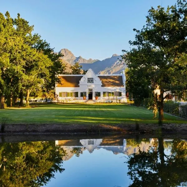 Blaauwklippen Manor by NEWMARK，位于斯泰伦博斯的酒店