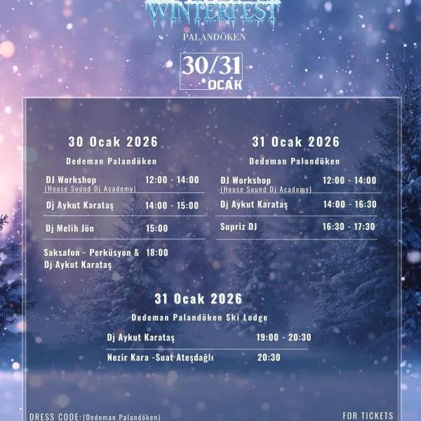 德德曼帕兰朵肯滑雪旅舍酒店，位于埃尔祖鲁姆的酒店