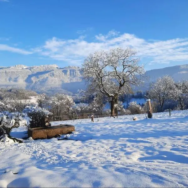Maison au calme en Chartreuse，位于Miribel-les-Échelles的酒店