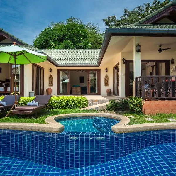 Idyllic Samui Beach Villa Resort，位于曾蒙海滩的酒店