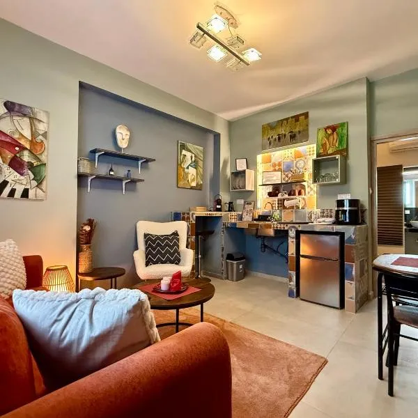 Casa dell'Arte & Quiet Area & Free Parking，位于沃洛斯的酒店