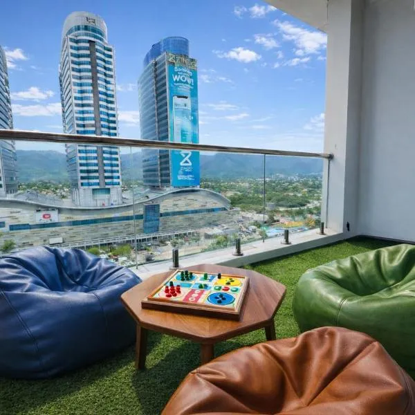 Skyline Luxury Serviced Apartments-Elysium Tower Facing Centaurus Mall Islamabad，位于伊斯兰堡的酒店