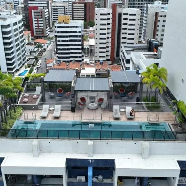 STUDIO/ESTÚDIO TOP - Praia 200M & Lazer Incrível / Stylish Stúdio - 200M Beach & Great Amenites，位于马塞约的酒店