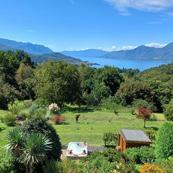 Casa Fiorita, Luino, il tempo rallenta tra lago e fiori，位于勒威诺的酒店