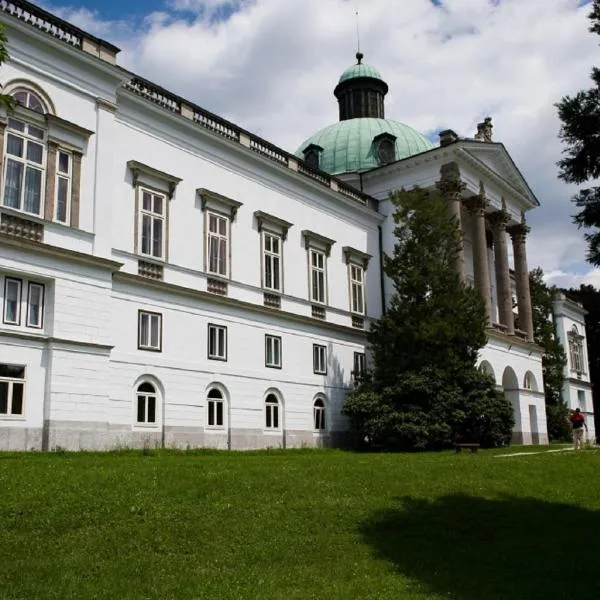 托佩尔森基扎莫克酒店，位于Topoľčianky的酒店