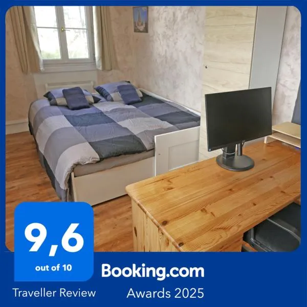 Chambre Chez l'Habitant - Business & Détente - Lacs & Chartreuse, Proche A43，位于Saint-Béron的酒店