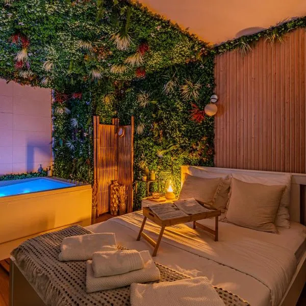 La Boétie, Cocon Central, Double Balneo Bathtub，位于波尔多的酒店