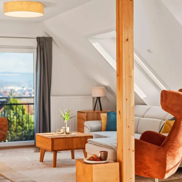 Komfort küsst Natur Skyline Ferienwohnung bei Aschaffenburg，位于哥德巴赫的酒店