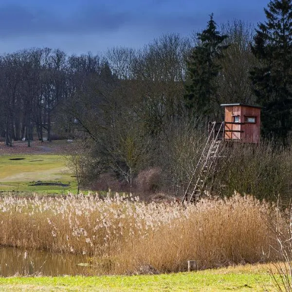 TINY HOUSE FLEESENSEE mit eigenem Garten und nur wenige Meter vom Seeufer，位于格赫伦-莱宾的酒店