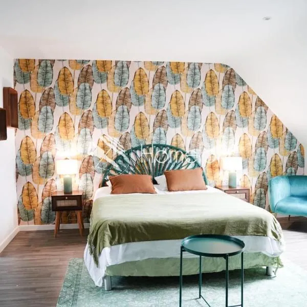 Jungle Room - Studio avec spa privé，位于奎恩的酒店