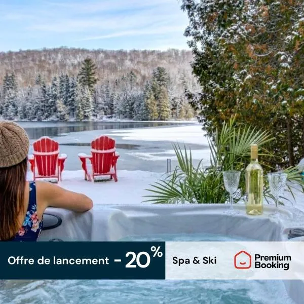 Bécassines Private Spa & Pool table , Waterfront，位于Nominingue的酒店