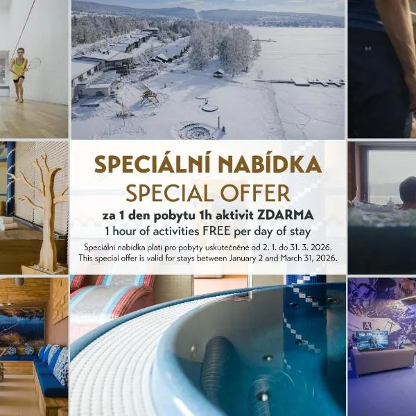 Amenity Hotel & Resort Lipno，位于伏尔塔瓦河畔利普诺的酒店