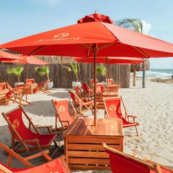 Mykonos Beach House Apartamentos By Jerusalema，位于托卢的酒店