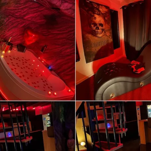 Love Room avec Jacuzzi Privatif à Perpignan centre 10mn des plages，位于佩皮尼昂的酒店