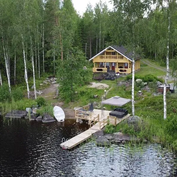 Huvila Kivitasku - Arkea pakoon，位于Kutemajärvi的酒店
