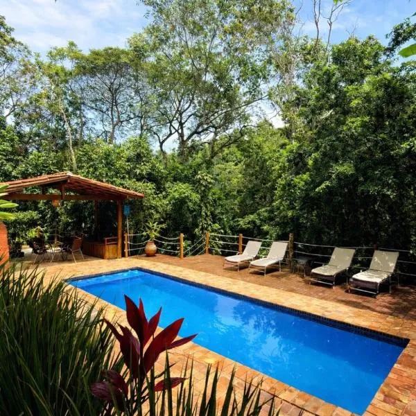 Jardim Botânico Casa Rossa Bungalows & Apartments，位于莫罗圣保罗的酒店
