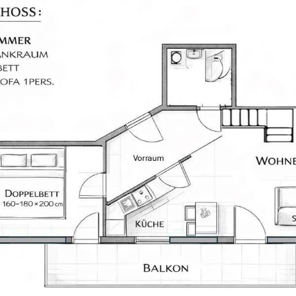 Landgasthof Pfeffermühle，位于克查赫的酒店