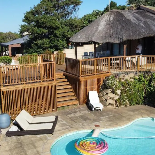 Zinkwazi Bungalow，位于津瓦兹海滩的酒店