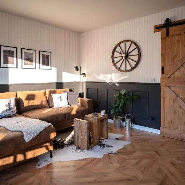 Wild Western Apartment - Sauna, Balkon, Netflix, Nespresso, Messe，位于开姆尼茨的酒店