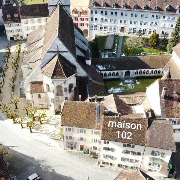 maison102 studio Saint-Ursanne Jura，位于圣于尔萨讷的酒店