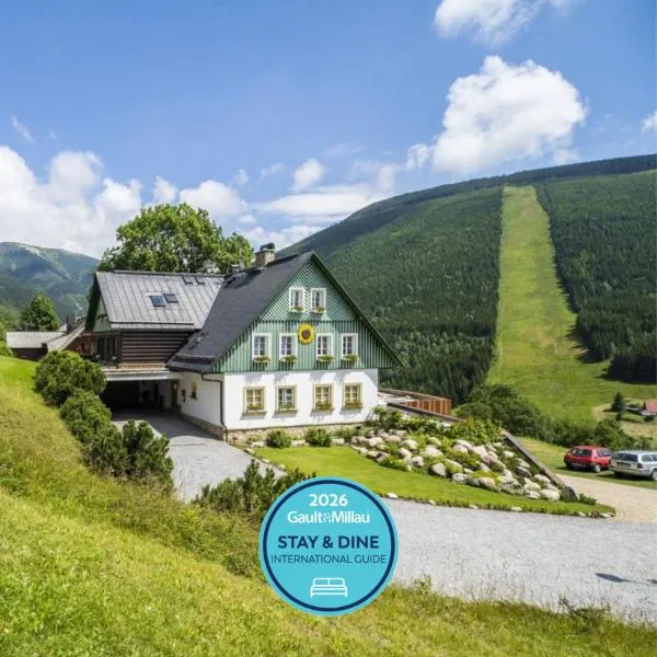 Pension Slunečnice & Panorama Restaurant Farma，位于什平德莱鲁夫姆林的酒店