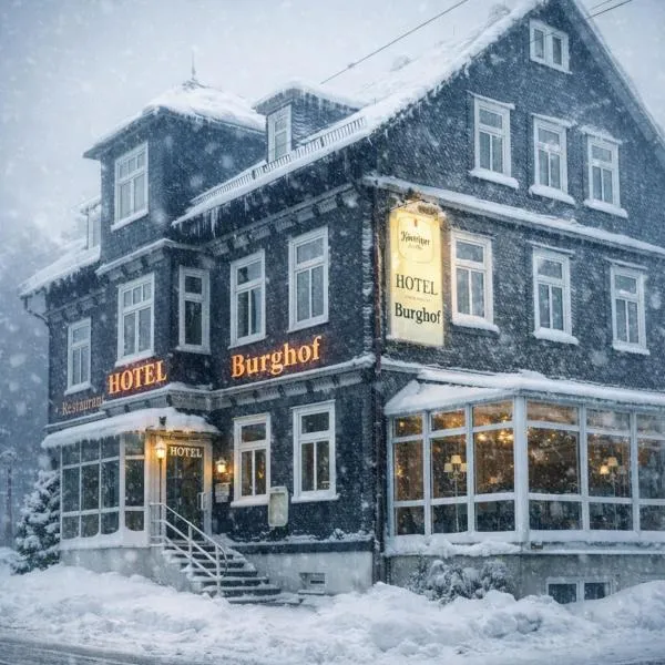 Burghof Hotel，位于Schwarzatal的酒店