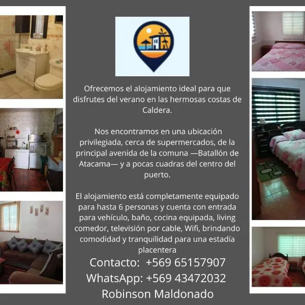 Refugio Costero，位于卡尔德拉的酒店