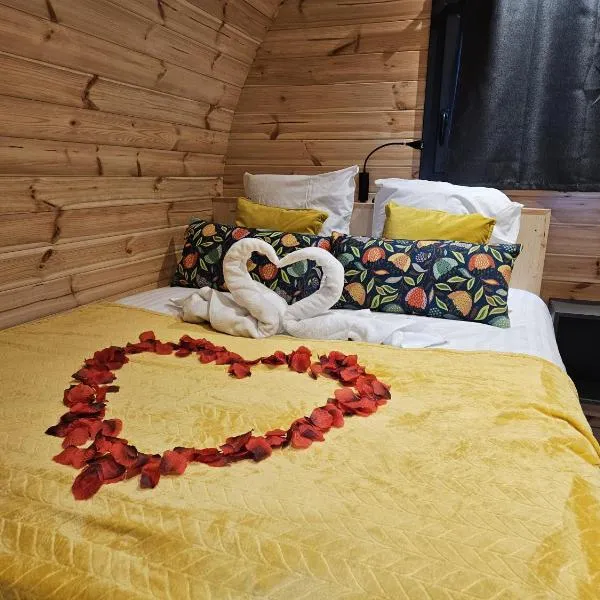 Cabanes du Domaine des Fées，位于多勒的酒店