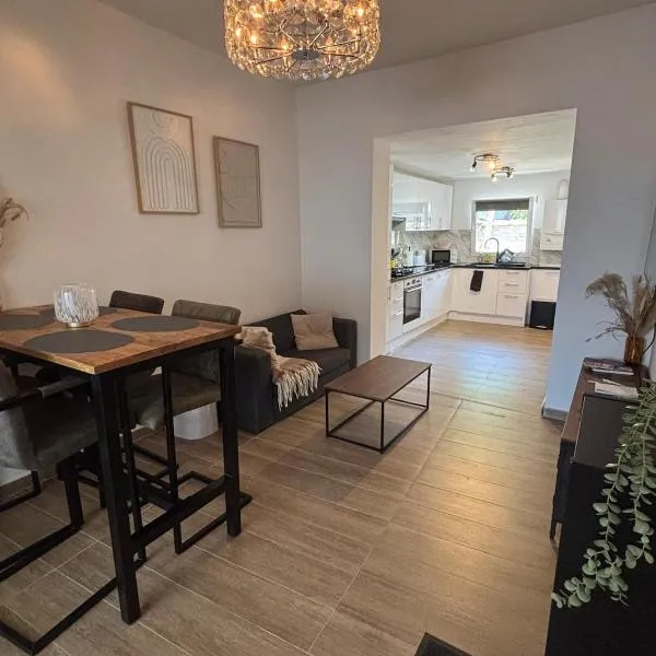Modern apartment in Brussels, ground floor，位于布鲁塞尔的酒店