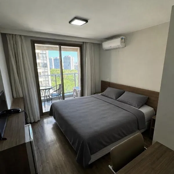 Suíte Master Via Premiere Próximo ao Rio Centro 9 Andar!，位于里约热内卢的酒店