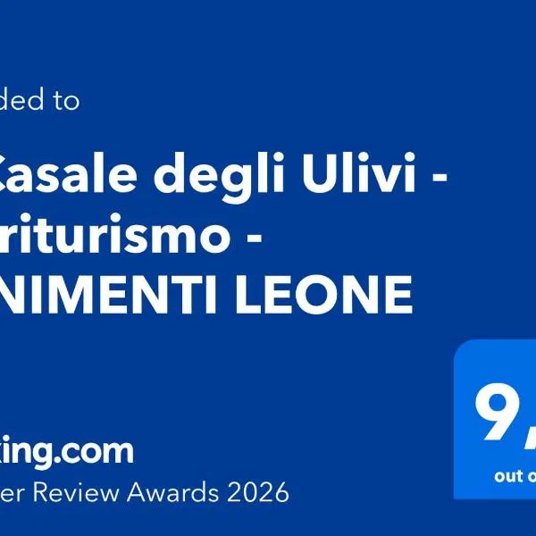 Il Casale degli Ulivi - Agriturismo - TENIMENTI LEONE，位于Lanuvio的酒店
